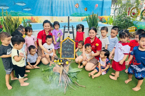 Vun đắp tình yêu tiếng Anh cho trẻ mầm non, tiểu học