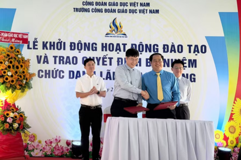 Trường Công đoàn Giáo dục Việt Nam có Ban giám hiệu mới