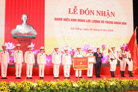 Công an Đà Nẵng đón nhận danh hiệu Anh hùng Lực lượng vũ trang nhân dân