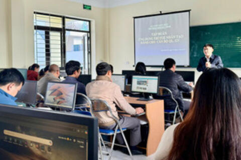 Cách trường dân tộc nội trú ứng dụng AI vào giảng dạy