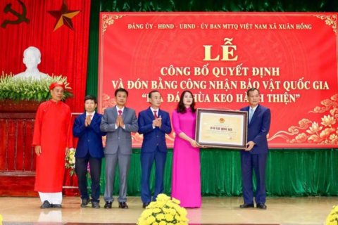 Ninh Bình: Ba bia đá Chùa Keo Hành Thiện được công nhận Bảo vật quốc gia