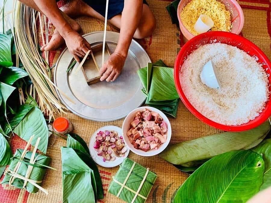 Lá dong, lạt gói bánh chưng bất ngờ cũng là vị thuốc cho sức khỏe - Ảnh 1. Lá dong, lạt gói bánh chưng bất ngờ cũng là vị thuốc cho sức khỏe - Ảnh 1.