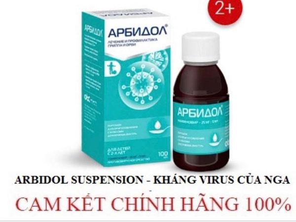 Loại thuốc được quảng cáo kháng virus có chữ Nga có giá khoảng 400.000 đồng/lọ đang được nhiều bà mẹ săn lùng