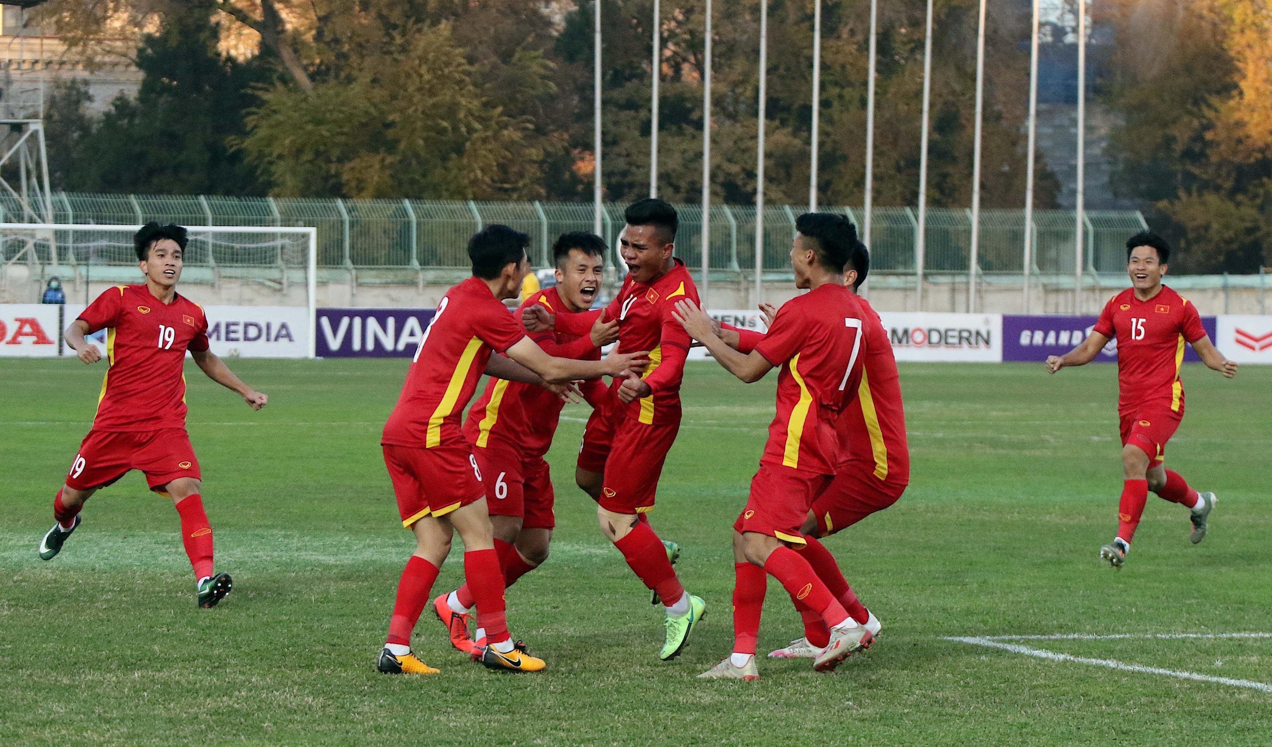 U23 Việt Nam có thể rơi vào bảng đấu khó ở VCK U23 châu Á 2022 tại Uzbekistan. Ảnh: VFF.