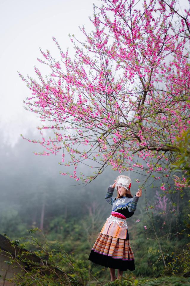 Mùa hoa đào nở muộn ở cao nguyên đá Hà Giang - Ảnh 6.