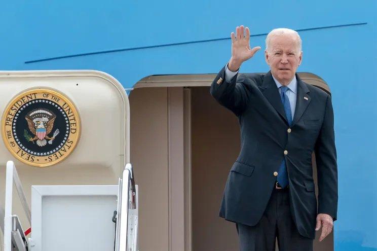 Tổng thống Mỹ Joe Biden sẽ đến thăm thị trấn Ba Lan gần biên giới Ukraine. Ảnh: AP.