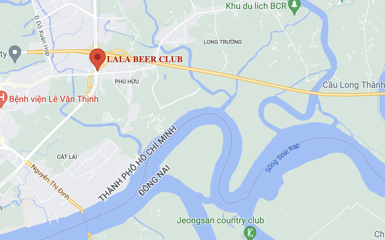 Hỏa hoạn xảy ra tại quán nhậu Lala Beer Club trên đường Võ Chí Công, TP Thủ Đức. Ảnh: Google Maps.