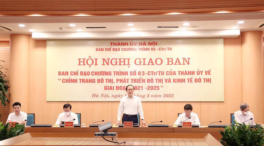 Ph&oacute; B&iacute; thư Th&agrave;nh ủy Nguyễn Ngọc Tuấn ph&aacute;t biểu kết luận Hội nghị