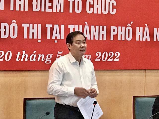 Ủy vi&ecirc;n Ban Thường vụ Th&agrave;nh ủy, Ph&oacute; Chủ tịch Thường trực UBND th&agrave;nh phố H&agrave; Nội L&ecirc; Hồng Sơn ph&aacute;t biểu tại hội nghị