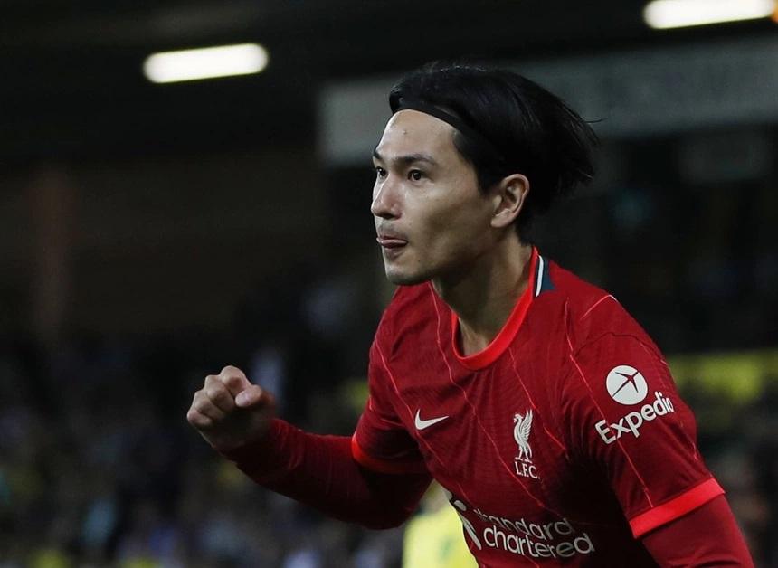 Minamino có ít cơ hội được thi đấu tại Liverpool. Ảnh: Nippon.