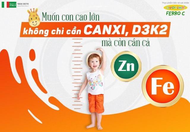 Cứ ngỡ Canxi, D3, K2 đủ giúp trẻ cao lớn vượt trội nhưng hóa ra vẫn còn thiếu 2 vi chất này! - Ảnh 1.