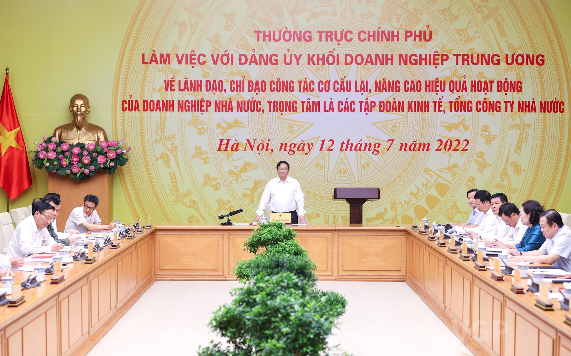 Thường trực Chính phủ làm việc với Đảng ủy Khối doanh nghiệp Trung ương - Ảnh 3.