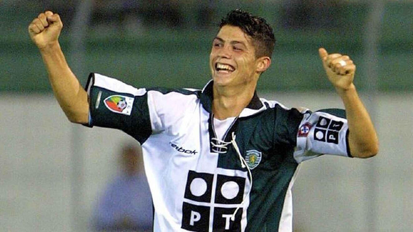 Ronaldo gia nhập học viện của Sporting vào năm 1997 và ra mắt đội một vào năm 2002. Ảnh: Reuters.