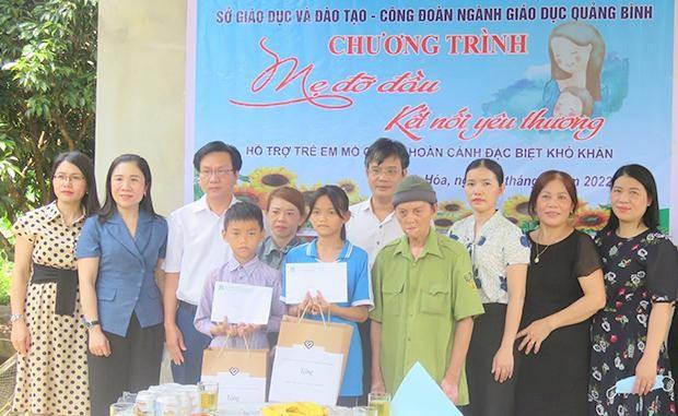 Công đoàn ngành Giáo dục Quảng Bình hỗ trợ học sinh, giáo viên khó khăn ảnh 2