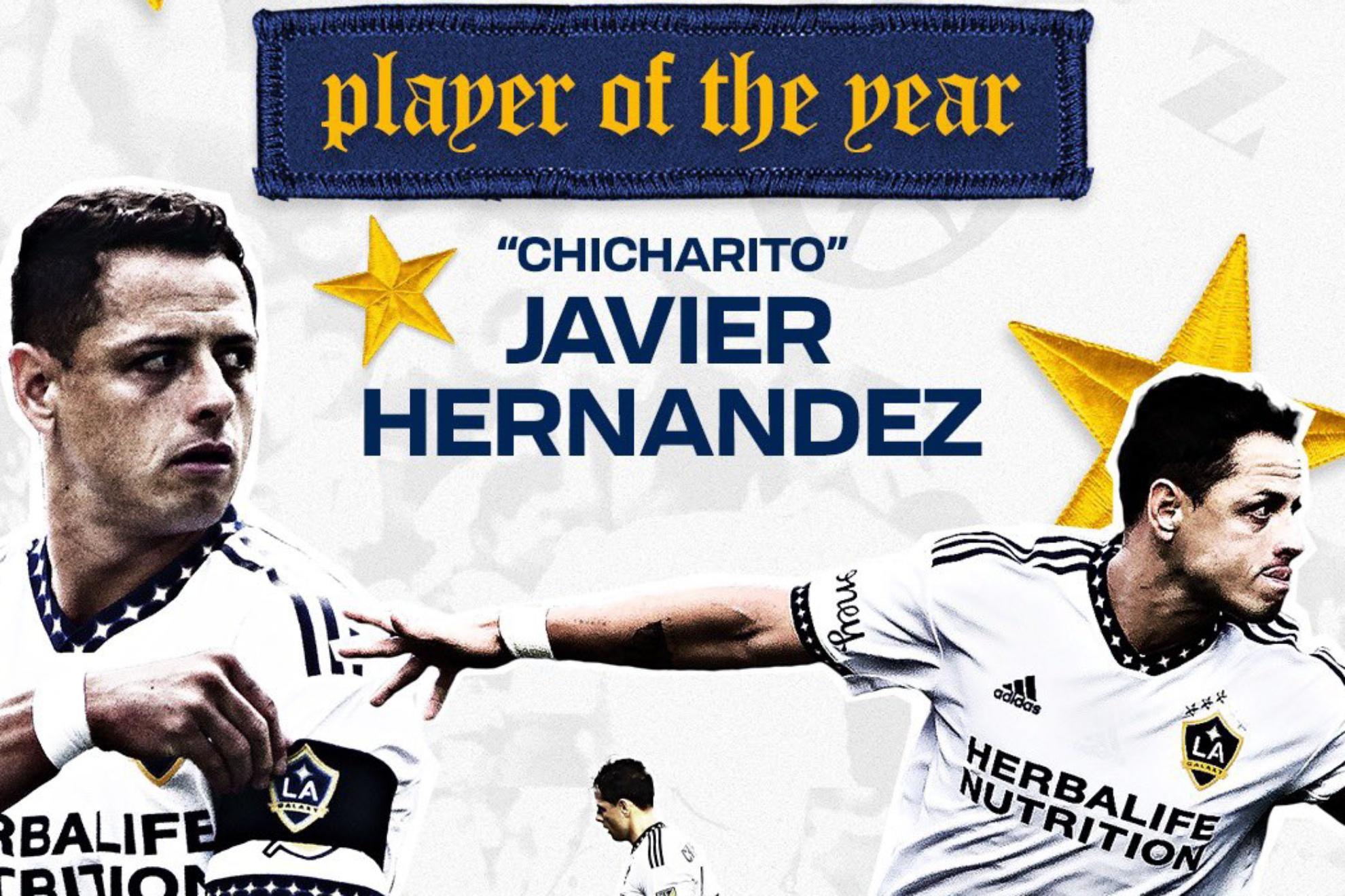 Chicharito là cầu thủ hay nhất mùa của LA Galaxy.