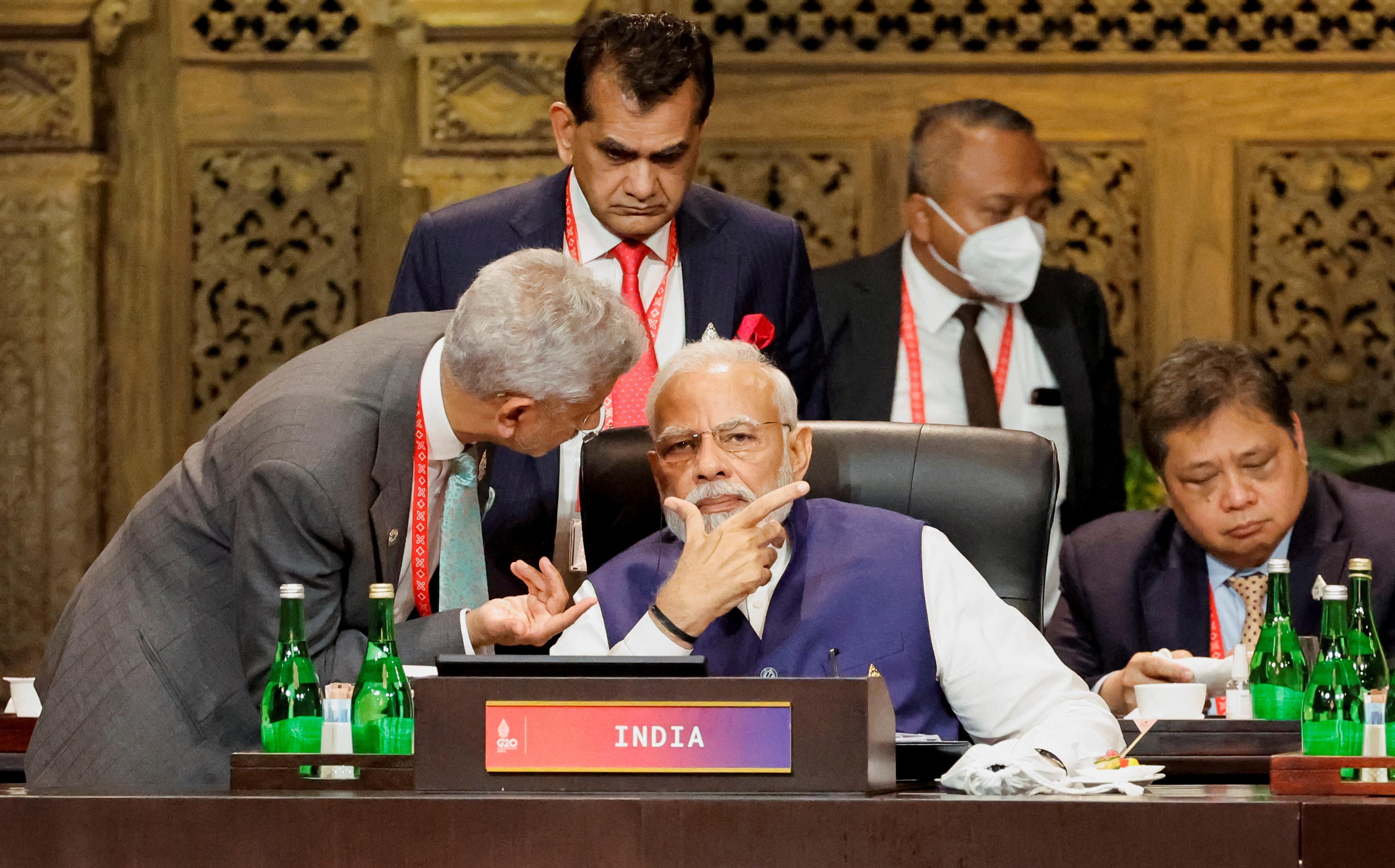 Thủ tướng Modi đại diện Ấn Độ tại G20. Ảnh: Reuters.
