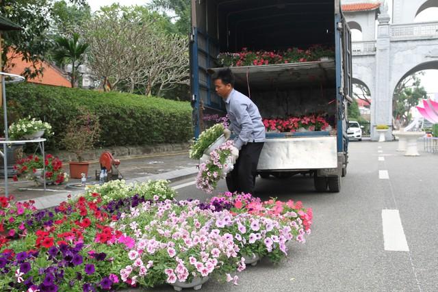 Người dân Mê Linh tất bật chuẩn bị cho lễ hội hoa đầu tiên - Ảnh 6.