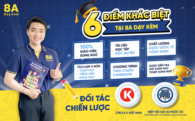 8A Dạy kèm-Môi trường học tập chuẩn quốc tế lần đầu có mặt tại Circle K Việt Nam ảnh 3