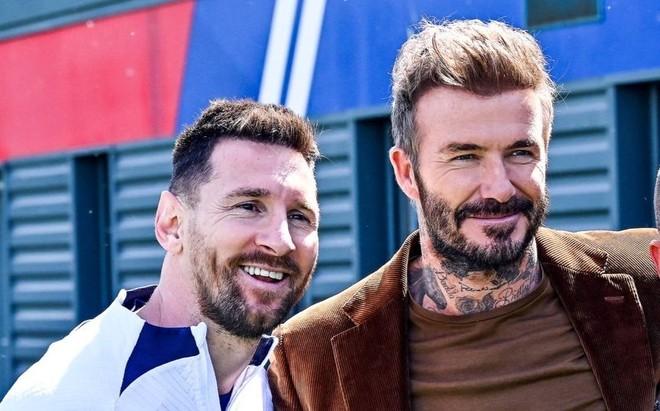 Messi gia nhập đội bóng của Beckham ảnh 1