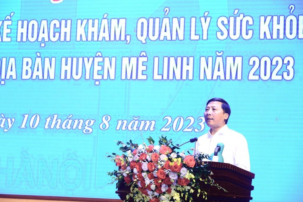 Huyện Mê Linh đã tổ chức khám sức khỏe miễn phí cho gần 160 nghìn người dân