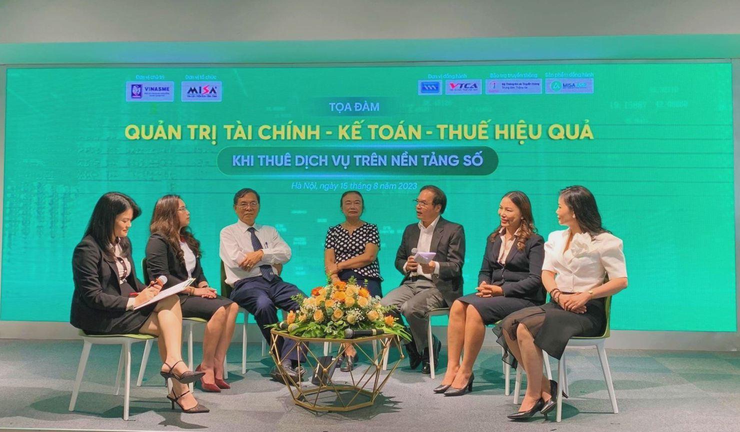 Tọa đàm “Quản trị tài chính - kế toán - thuế hiệu quả khi thuê dịch vụ trên nền tảng số”