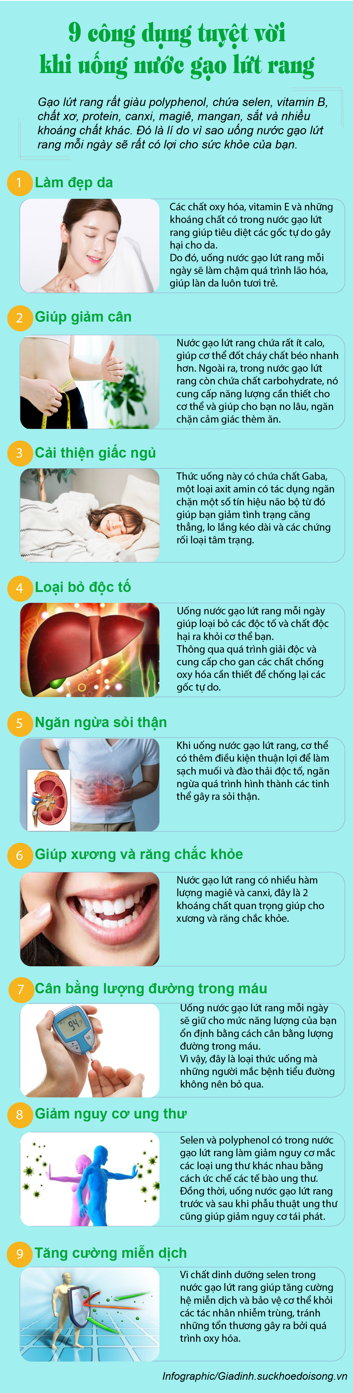 Uống gạo lứt rang mỗi ngày không những giảm cân, đẹp da mà còn phòng ngừa nhiều căn bệnh nguy hiểm - Ảnh 1.