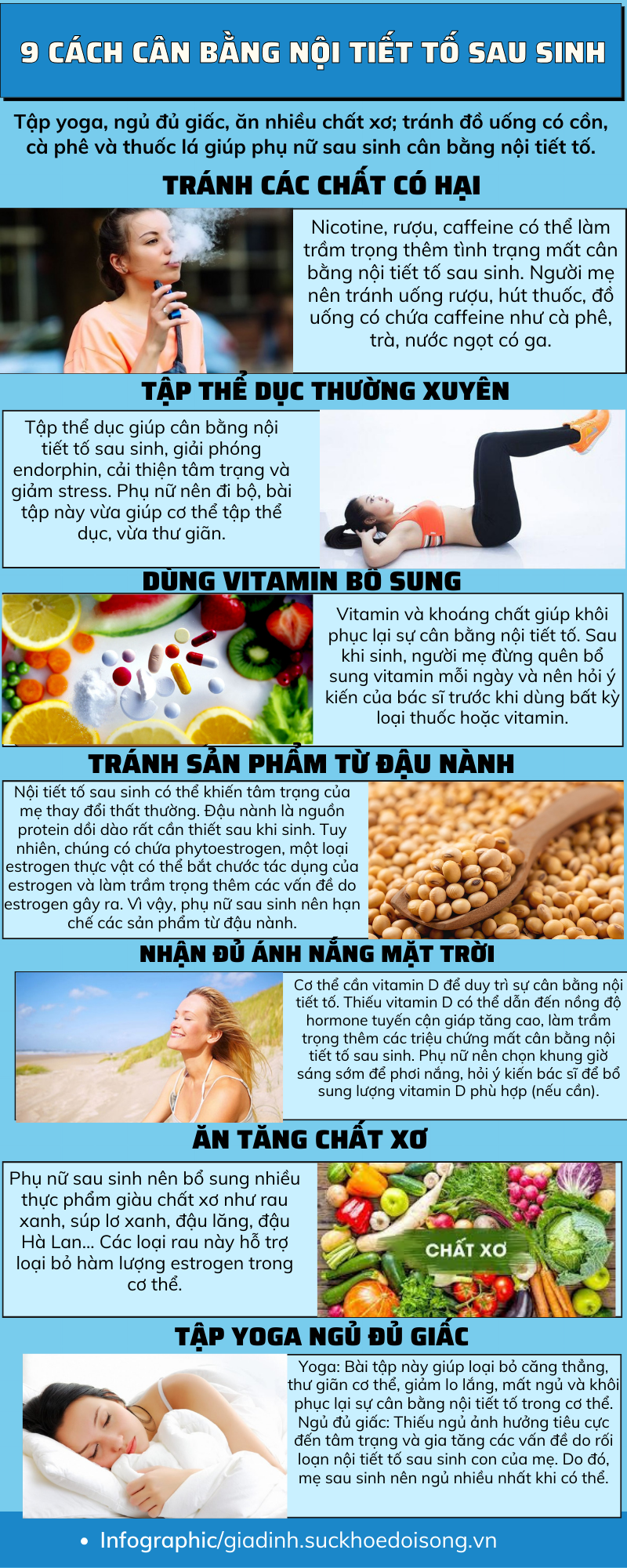 9 cách cân bằng nội tiết tố sau sinh - Ảnh 1.