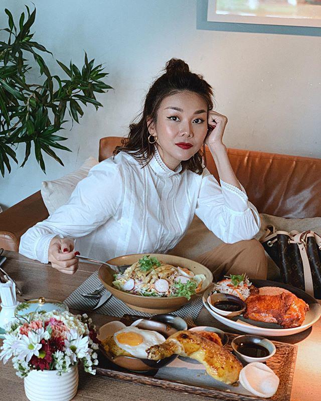 Phủ nhận ăn kiêng, Thanh Hằng khoe bữa trưa khổng lồ, để lộ bí quyết ăn hoài không béo - Ảnh 5. Phủ nhận ăn kiêng, Thanh Hằng khoe bữa trưa khổng lồ, để lộ bí quyết ăn hoài không béo - Ảnh 5.