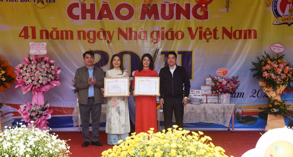 Trường Tiểu học Văn Yên kỷ niệm ngày Nhà giáo Việt Nam