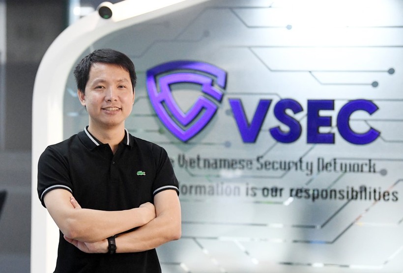 Ông Trương Đức Lượng, Chủ tịch HĐQT Công ty CP An ninh mạng Việt Nam (VSEC).