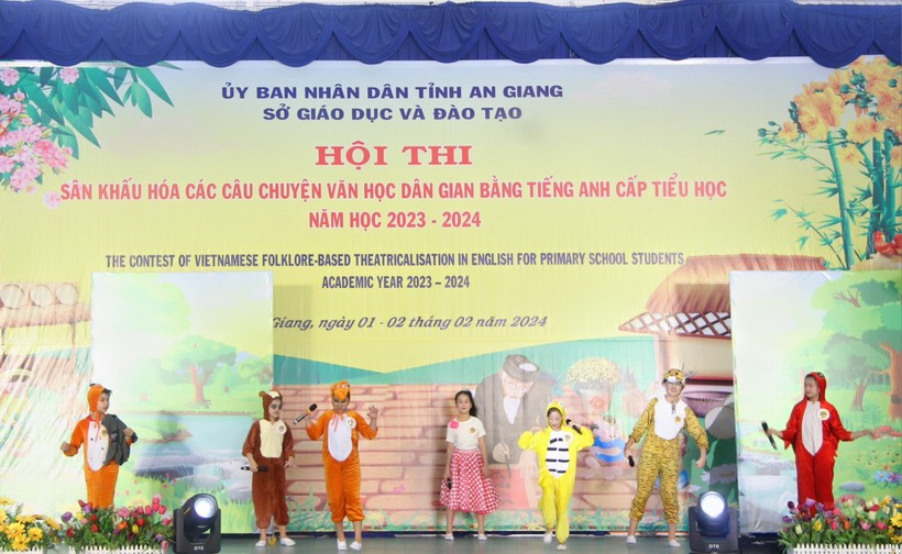 Một tiết mục tham dự hội thi.