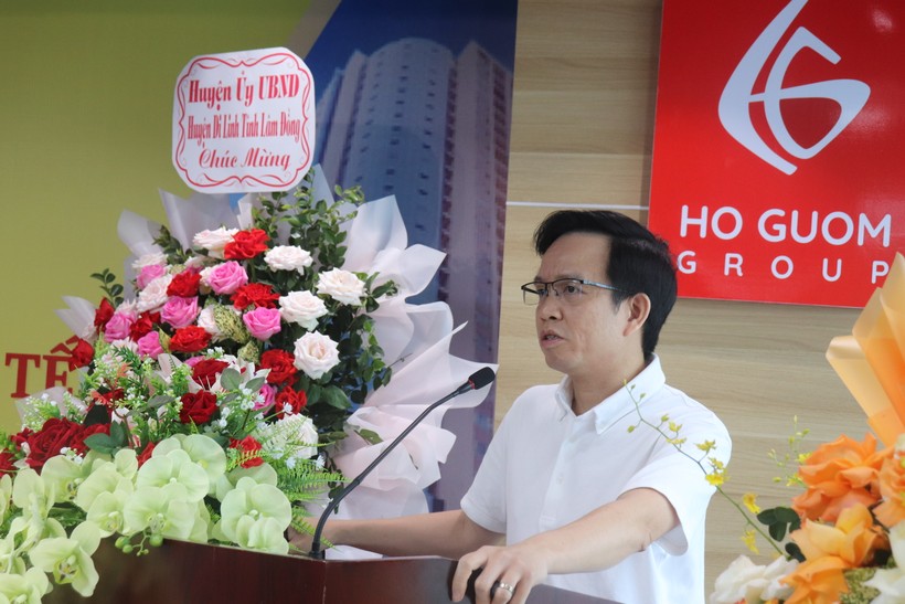 ThS Nguyễn Duy Ninh - Phó Chủ tịch Hội đồng trường Trường Đại học Trưng Vương phát biểu tại hội thảo.