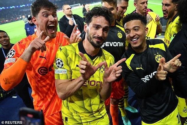 Dortmund lần đầu vào chung kết Champions League sau 11 năm.