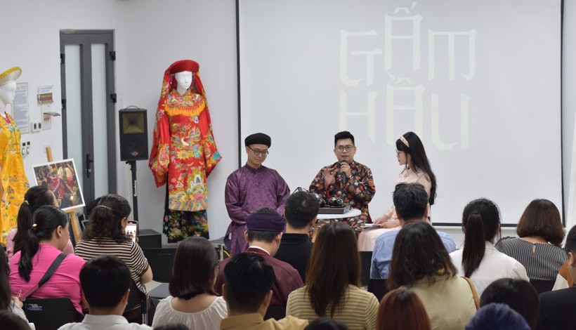 Talkshow 'Gấm hầu' được sinh viên Trường Khoa học Liên ngành và Nghệ thuật tổ chức nhằm lan tỏa văn hóa thực hành tín ngưỡng thờ Mẫu Tứ Phủ.