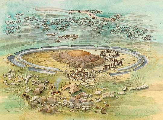 Đồi Silbury có khả năng là nơi xử lý thi thể bằng… giun của người Anh thời tiền sử. Ảnh: English-heritage.org.uk