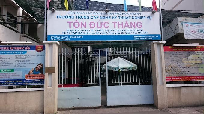 Trường TC nghề Kỹ thuật Nghiệp vụ Tôn Đức Thắng. Ảnh: Xuân Thắng