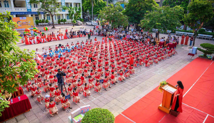 5- Trường Tiểu học Ba Đình (TP Thanh Hóa) đón học sinh tựu trường..jpg