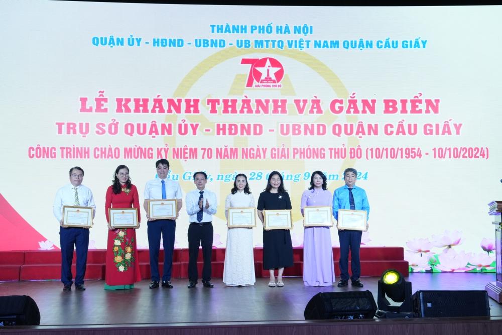 Khánh thành trụ sở làm việc mới của quận Cầu Giấy