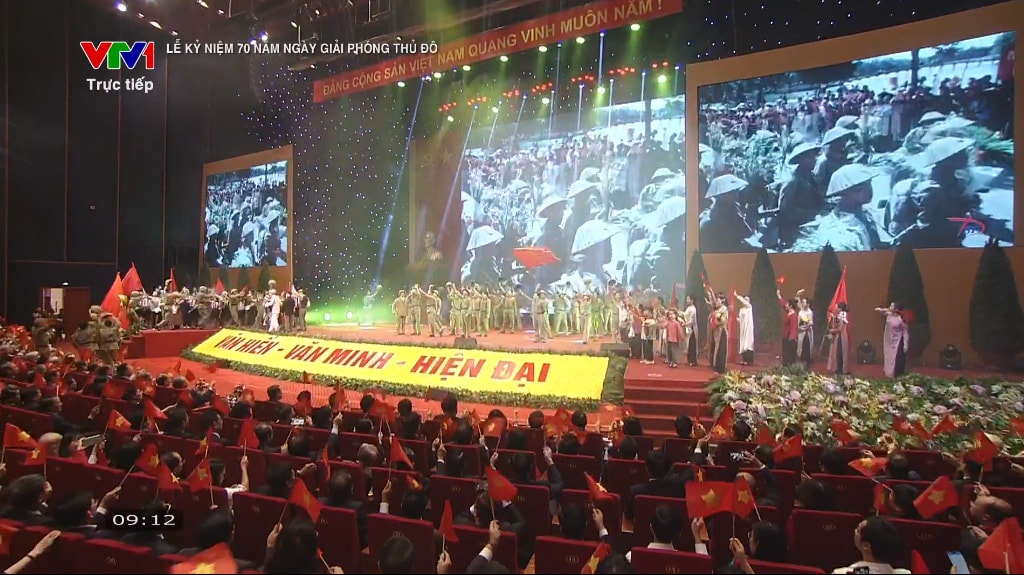 chuong trinh nghe thuat dac biet thu do 70 nam  ban hung ca hinh 4