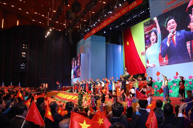 khai mac trong the dai hoi dai bieu toan quoc mttq viet nam lan thu x hinh 10
