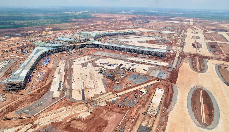 Cơ bản hoàn thành dự án cảng hàng không quốc tế Long Thành vào cuối năm 2025. Ảnh: TL.