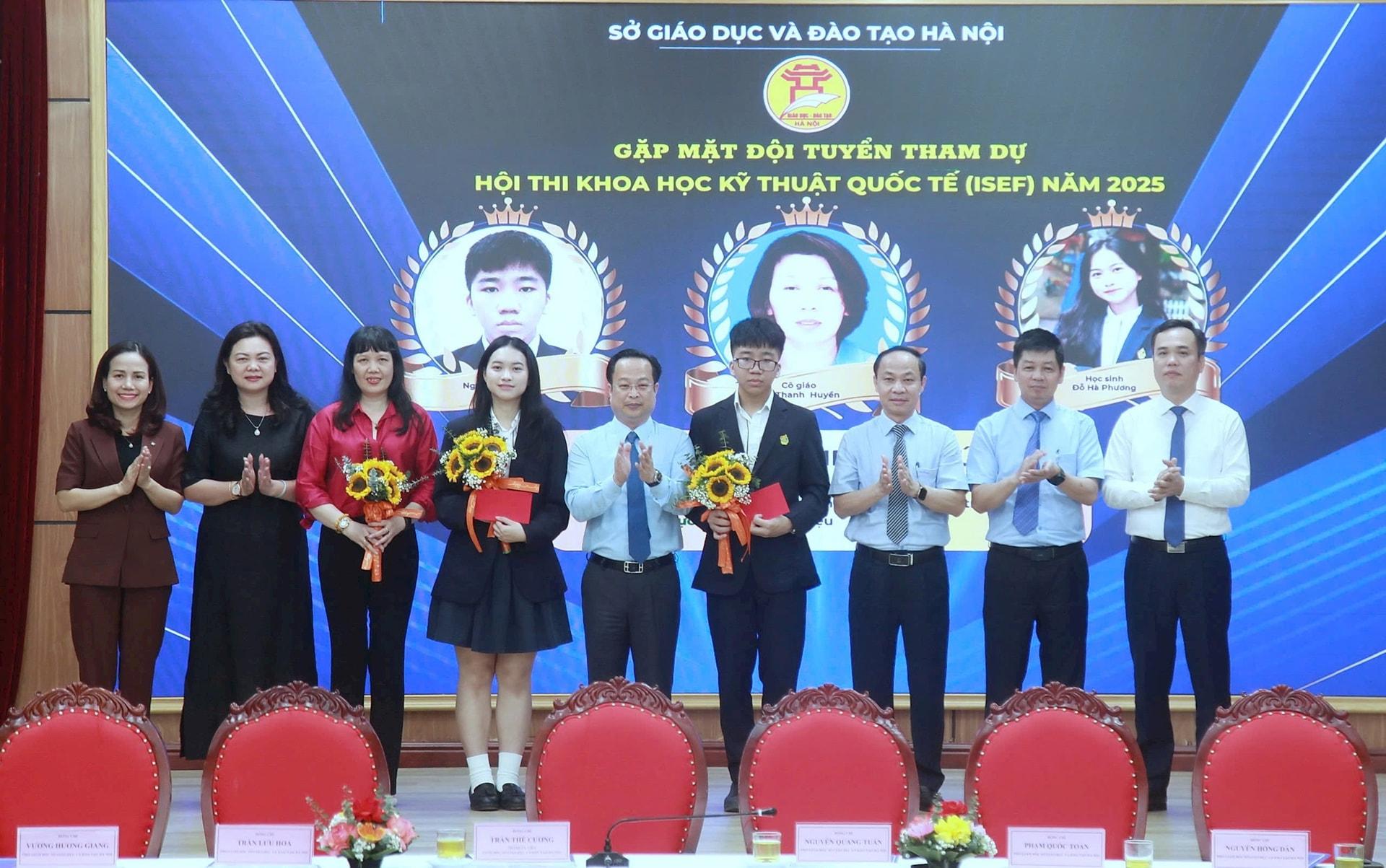 Hà Nội có một dự án tham gia hội thi khoa học kỹ thuật quốc gia năm 2025. Ảnh: Lê Nguyễn