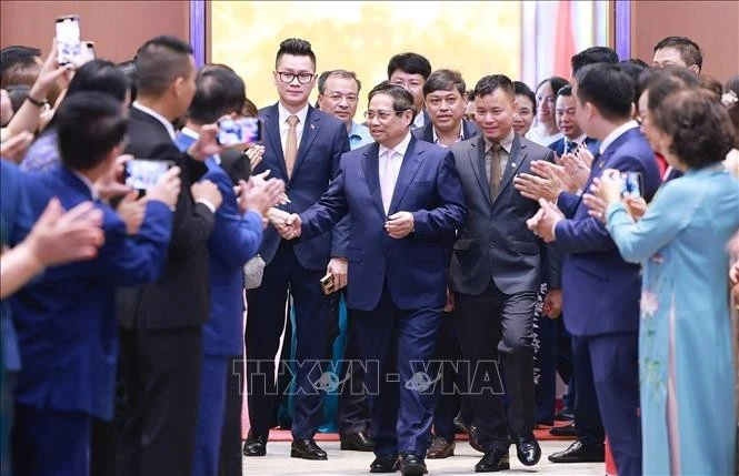 Thủ tướng Phạm Minh Chính tọa đàm với doanh nghiệp về phát triển kinh tế tư nhân