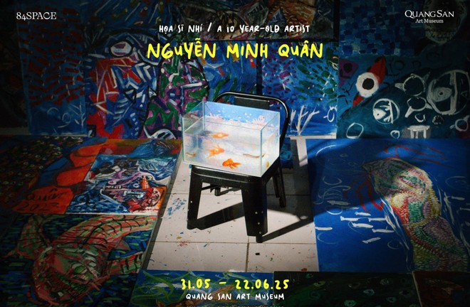 Một số tác phẩm trưng bày tại triển lãm của Minh Quân.