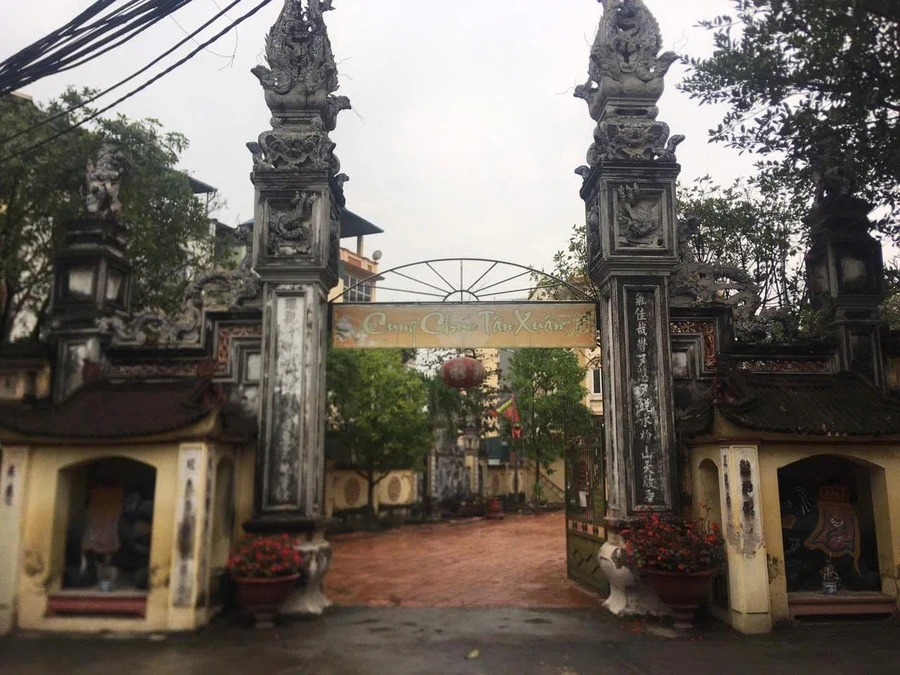 Miếu Voi Phục thờ Văn Dĩ Thành làm Thành hoàng làng. Ảnh: Sở VH-TT Hà Nội