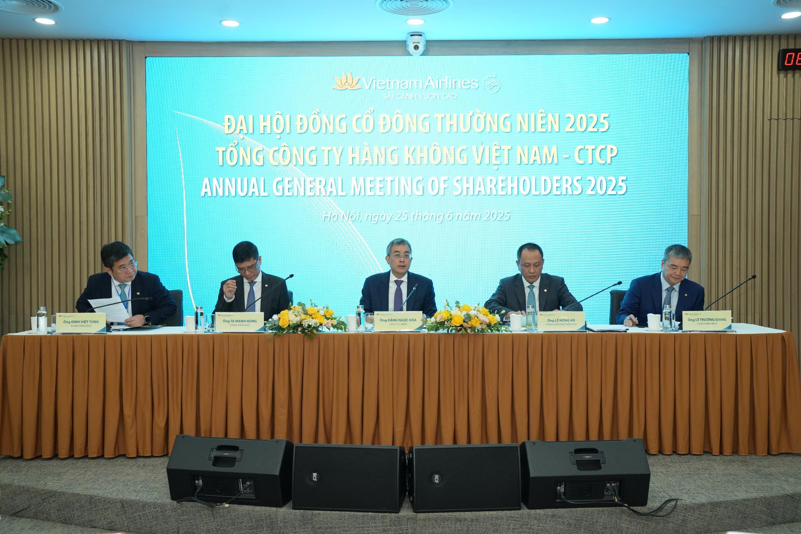 1. Ban chủ toạ Đại hội cổ đông thường niên 2025 TCT Hàng không Việt Nam - CTCP