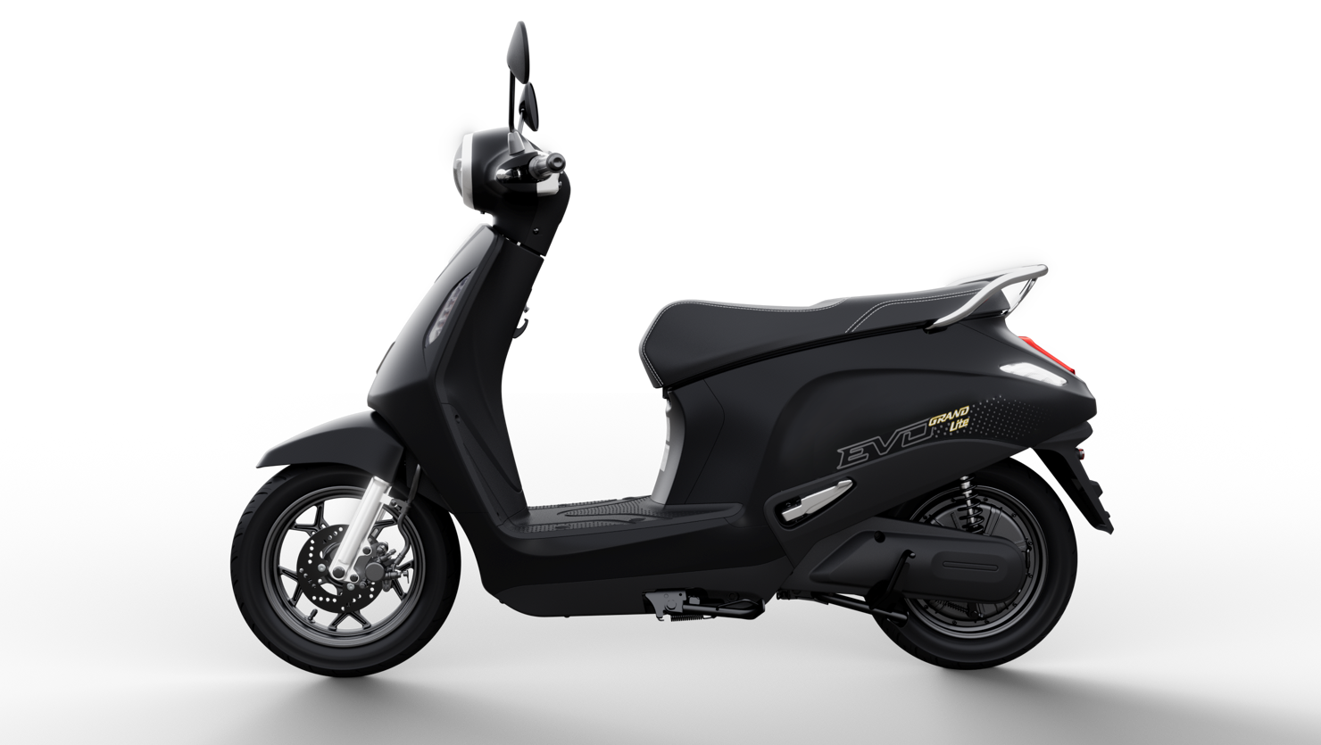 Kiểu dáng của VinFast Evo Grand và Evo Grand Lite có những đường nét bo tròn, liền mạch từ thân đến đuôi, tạo cảm giác thanh thoát và sang trọng; đồng thời tối ưu về khí động học.