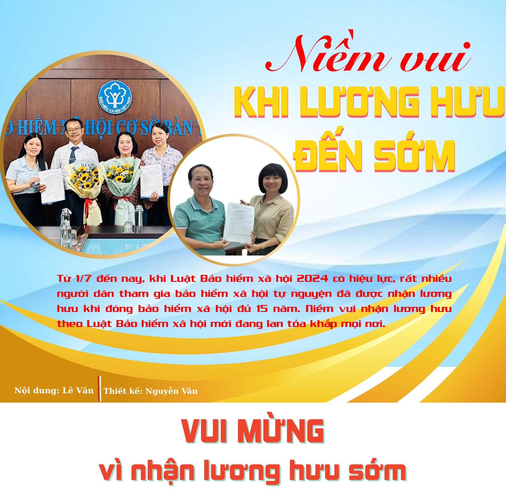 EMAGAZINE: Niềm vui khi lương hưu đến sớm - Ảnh 1
