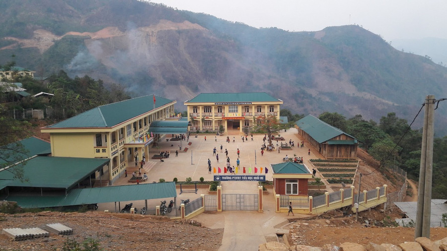 Trường PTDTBT Tiểu học Huổi Mí (Điện Biên). Ảnh minh họa: INT