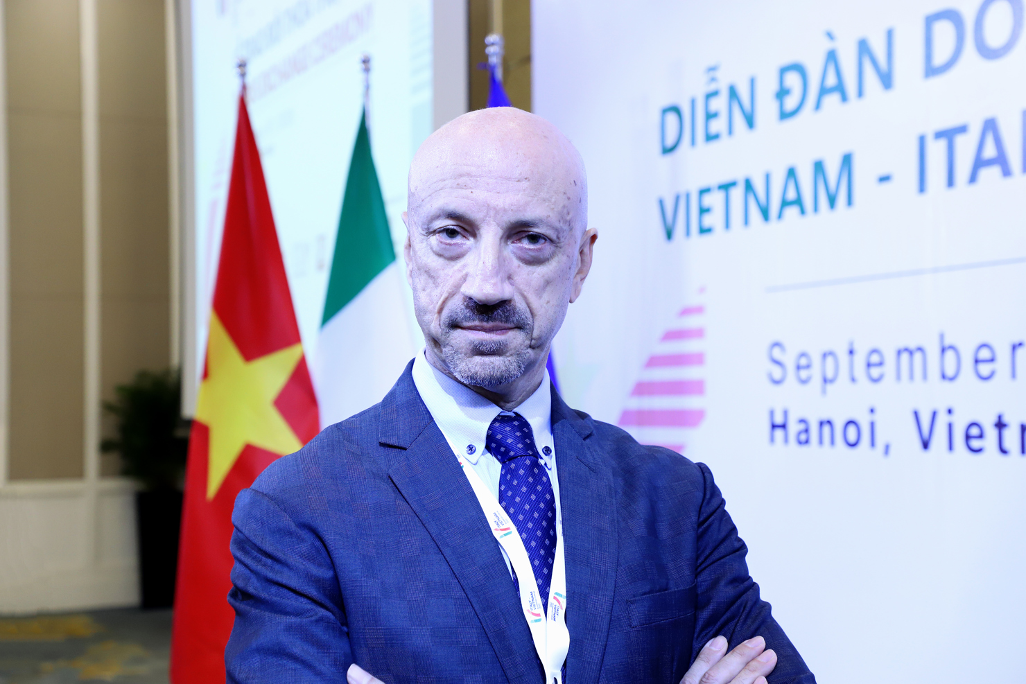 Ông Fabio De Cillis - Giám đốc Thương vụ Italia, Tùy viên Thương mại của Cơ quan Xúc tiến Thương mại Italia (ITA) tại Việt Nam.